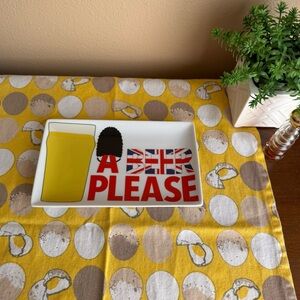 Crate & Barrel A Beer Please sampler plate